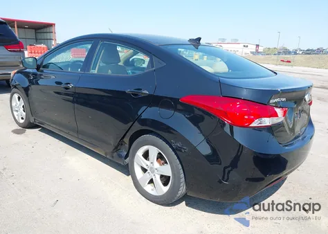2013 Hyundai Elantra Gls from USA, damaged, VIN 5NPDH4AE9DH445745